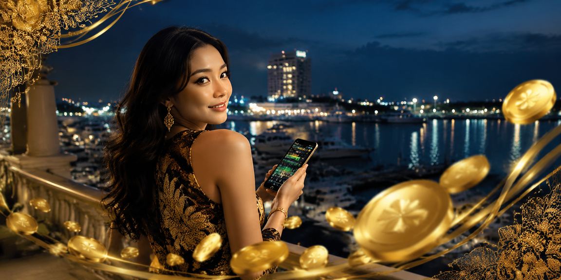 Antara muka kasino mudah alih dengan elemen batik Malaysia yang kaya warna